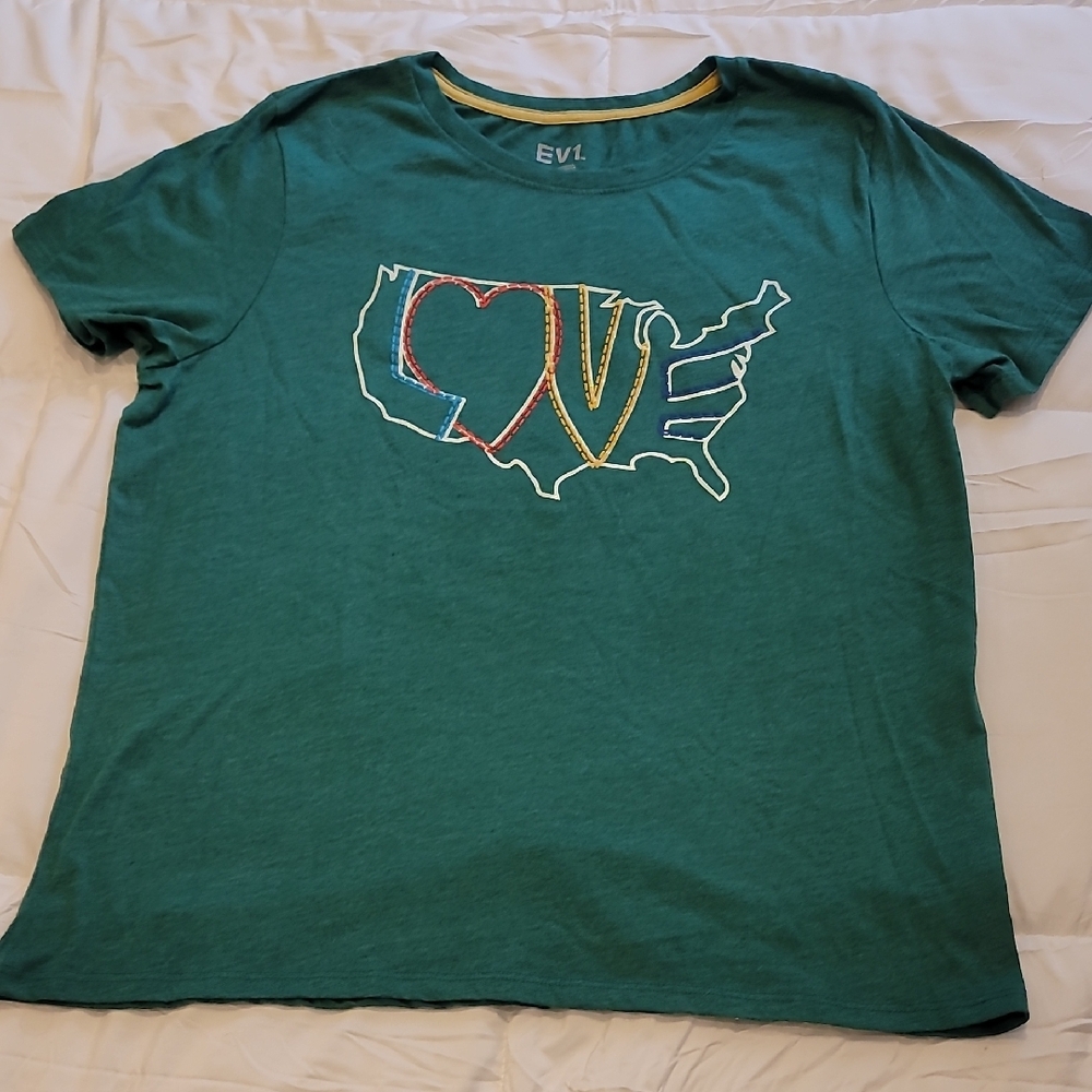 Kids Green Graphic T-Shirt